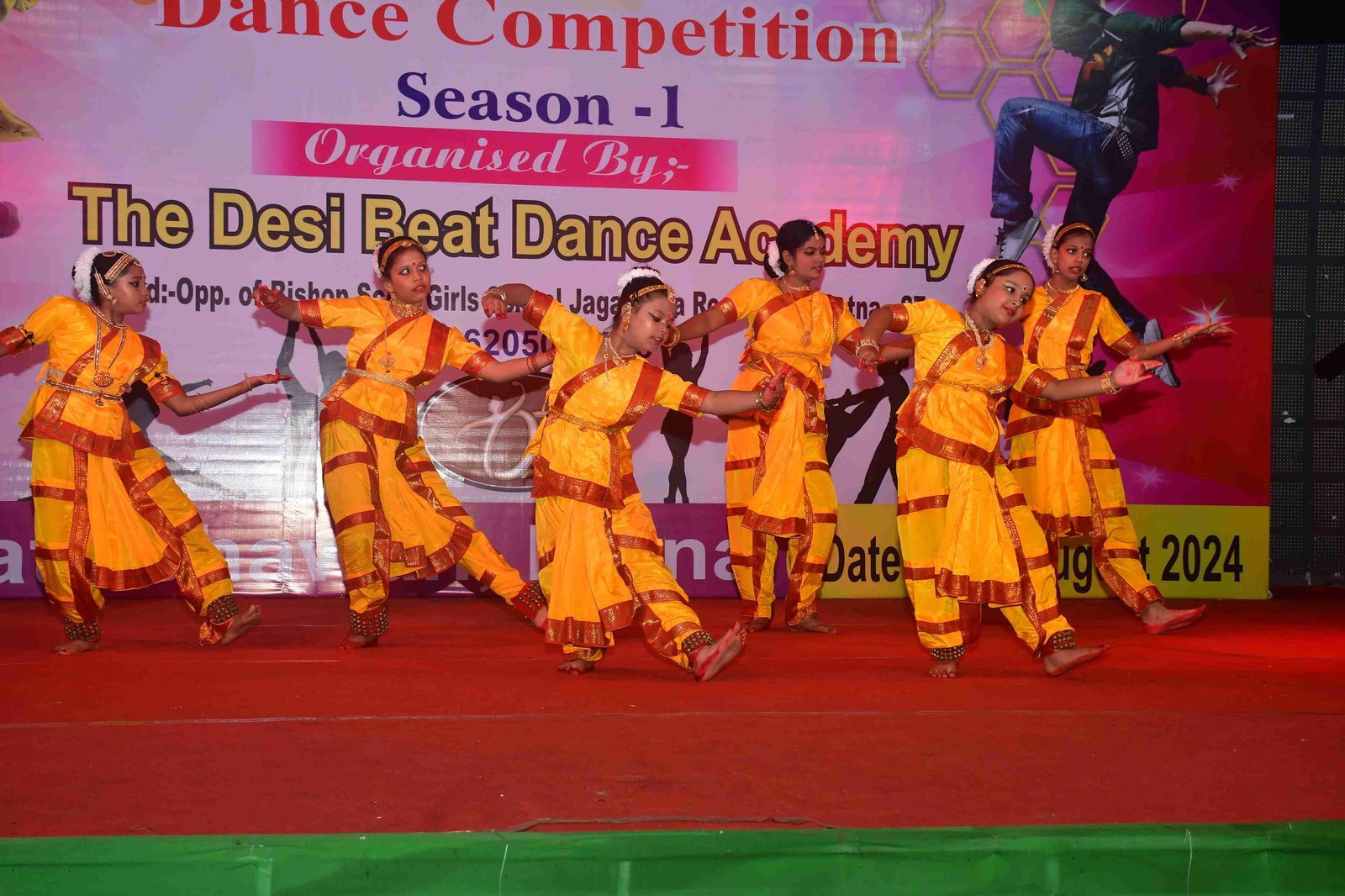 The Desi Beat Dance Academy students in karate uniform, Jaganpura Patna